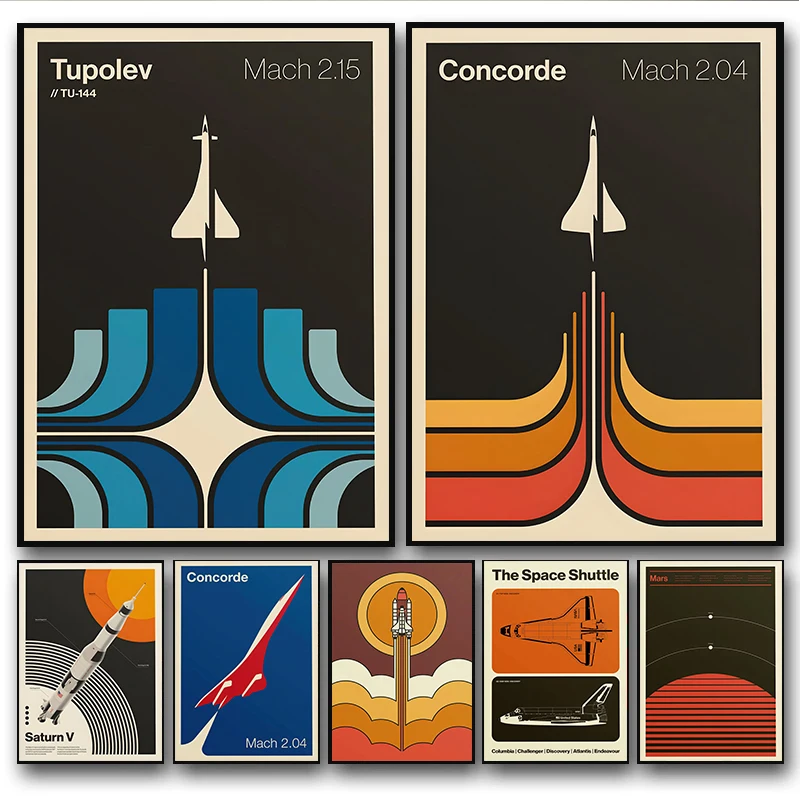 Star Map Poster - Póster e impresiones contemporáneos de aviación