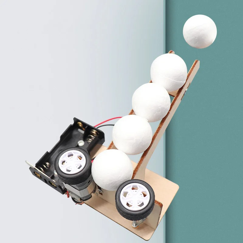 Science And Invention - Kits de máquina lanzapelotas eléctrica, juguetes