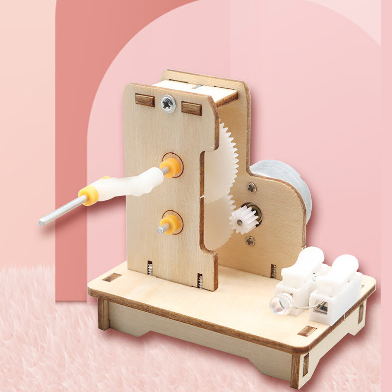 Science Project Kit - Mini generador de mano DIY, Kit