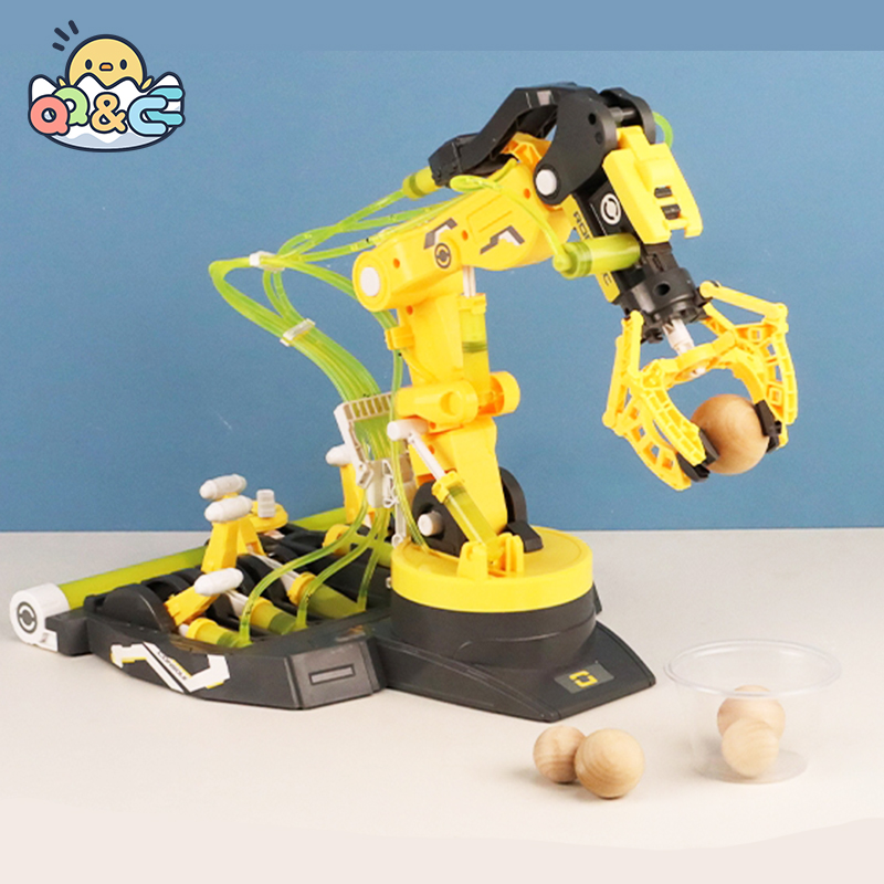 Science Toys Diy - DIY ensamblado brazo mecánico hidráulico experimento