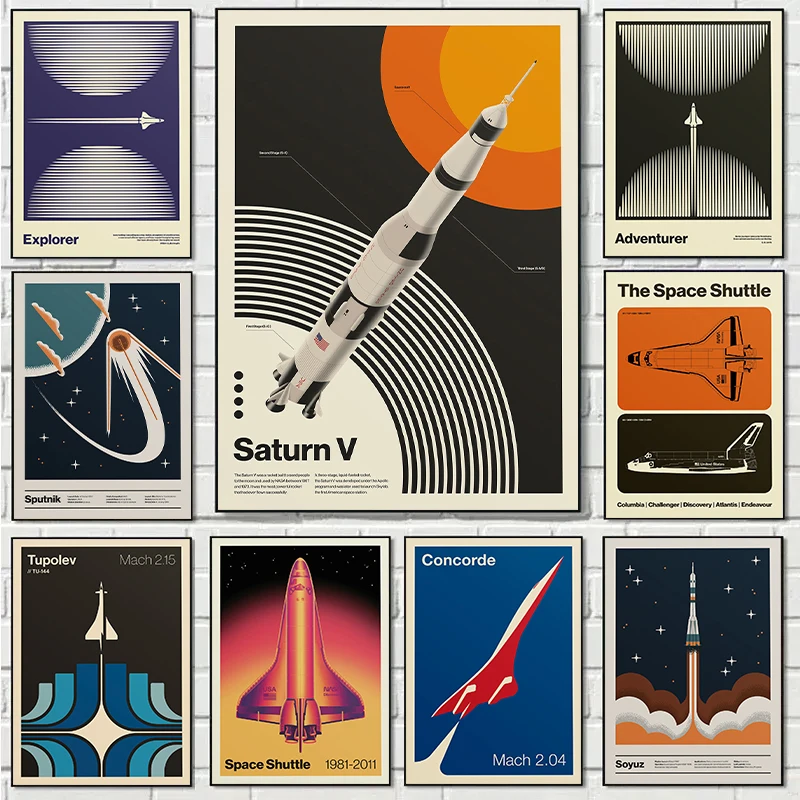 Star Map Poster - Pósteres e impresiones minimalistas de lanzadera