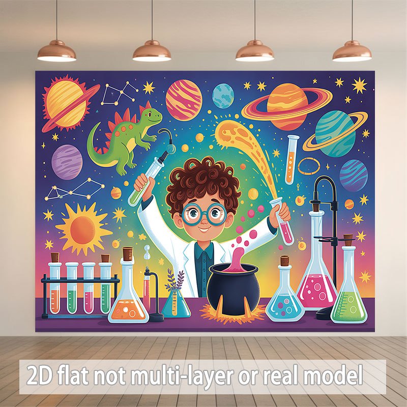 Science Nursery - Tapiz Decorativo de Pared con Diseño