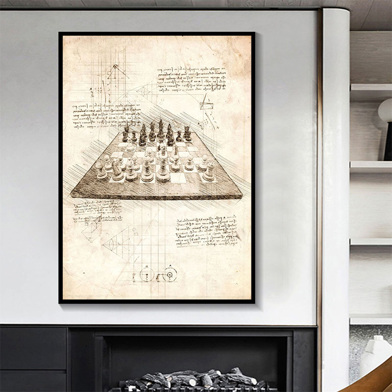 Bocetos inspirados en Da Vinci - Star Map Poster reseña y precio