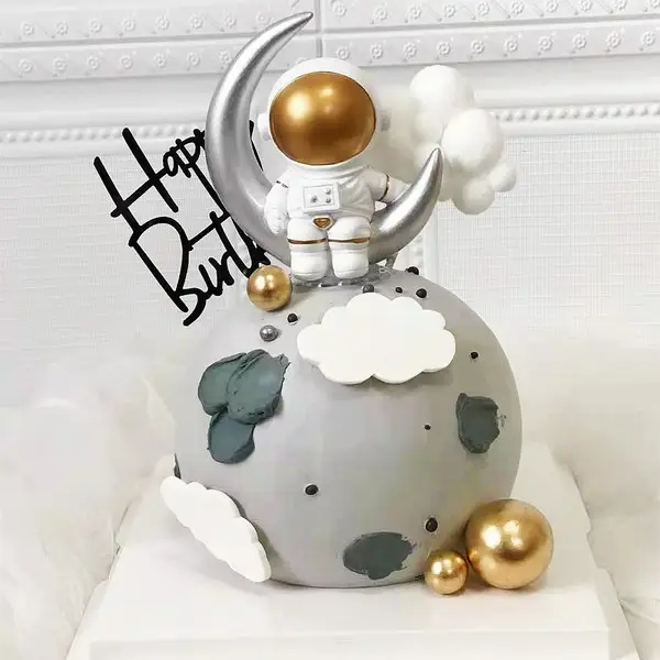 Adorno para tarta de astronaut - Science Of Happiness reseña y precio