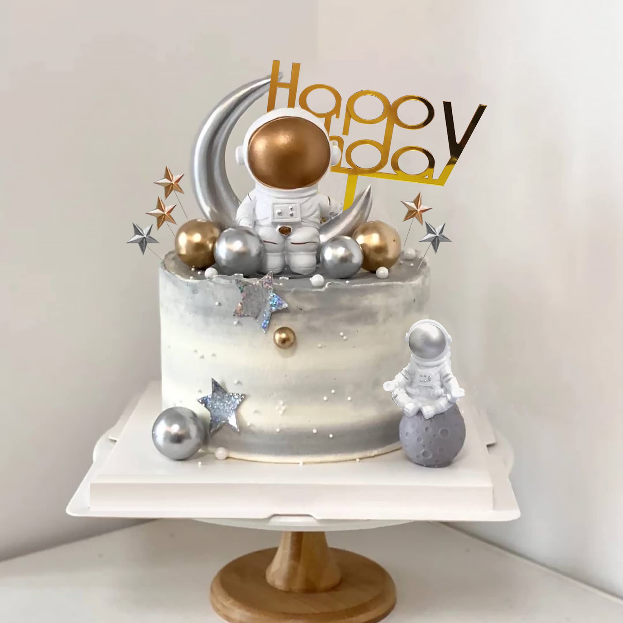 Adorno para tarta de astronaut - Science Of Happiness reseña y precio