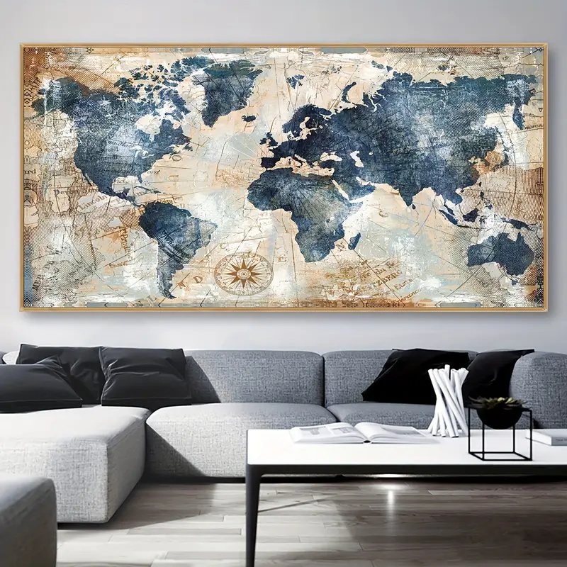 Póster de lienzo de arte Vinta - Star Map Poster reseña y precio
