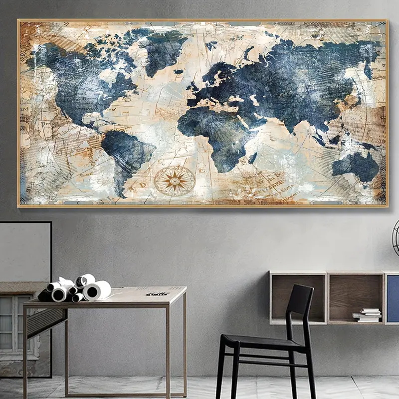 Póster de lienzo de arte Vinta - Star Map Poster reseña y precio