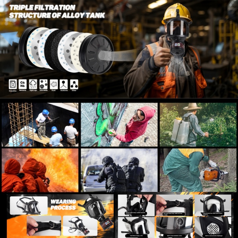 Máscara de Gas Completa MF14,  - Science And Invention reseña y precio