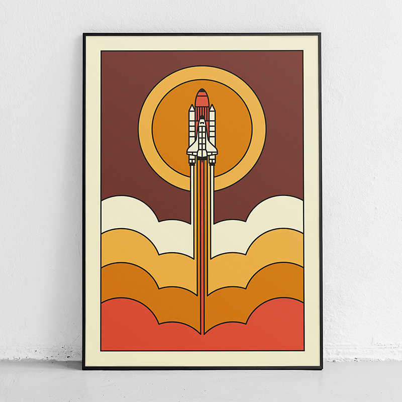 Pósteres e impresiones minimal - Star Map Poster reseña y precio