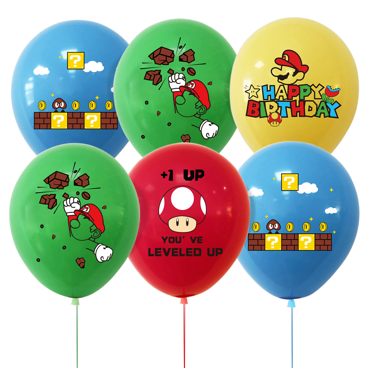 Set de Globos de Mario, Luigi  - Science Of Happiness reseña y precio