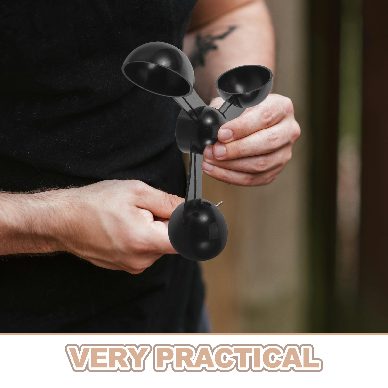 Anemómetro de plástico de 3 va - Anemometer Wind Speed reseña y precio