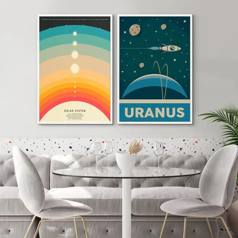 Lienzo de astronauta espacial  - Star Map Poster reseña y precio